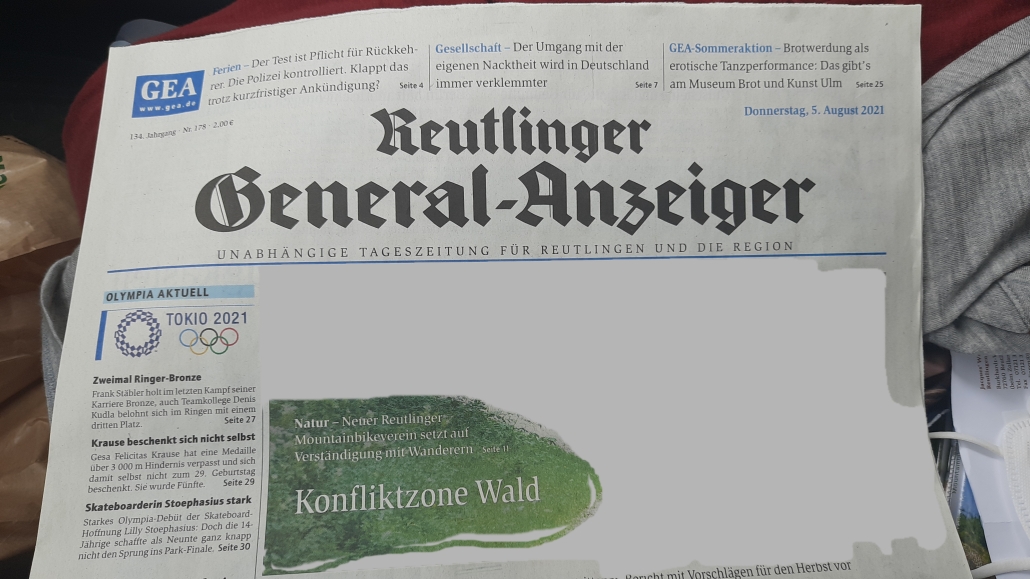 GEA Reutlingen Interview Titelseite