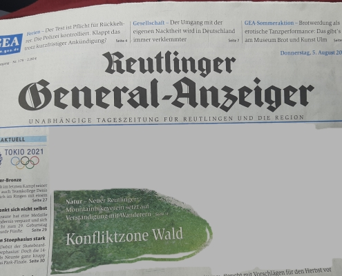 GEA Reutlingen Interview Titelseite