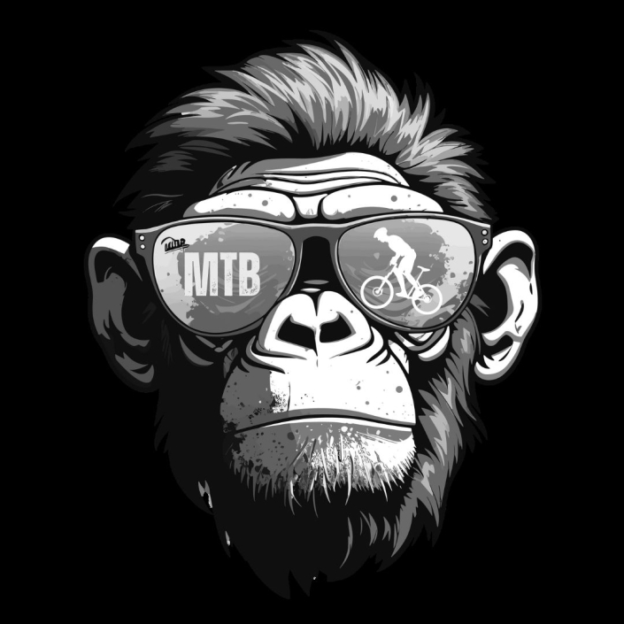 Affe transparent sw