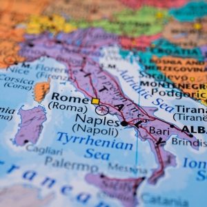 Italien map italien